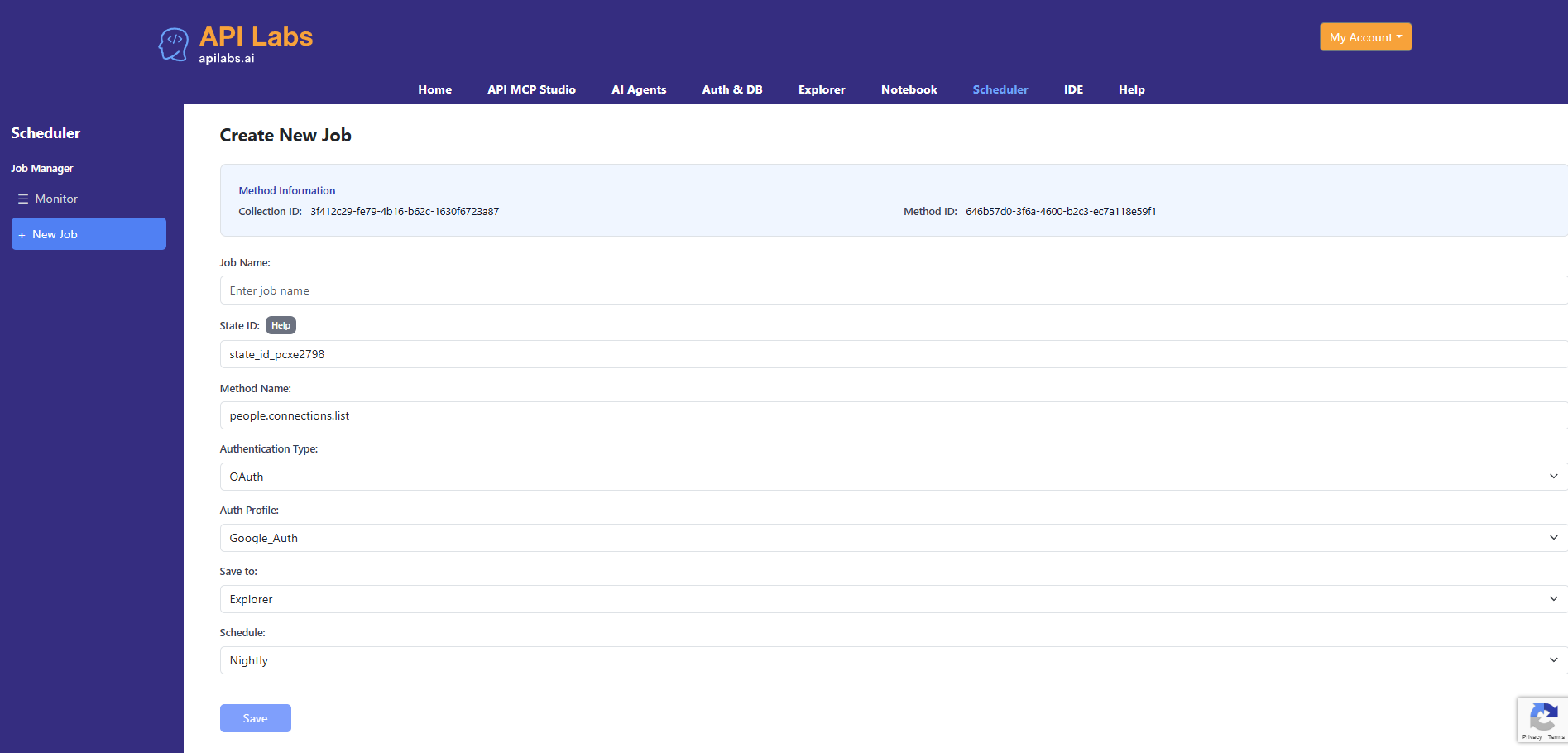 Scheduler - API/MCP Workflow Automation