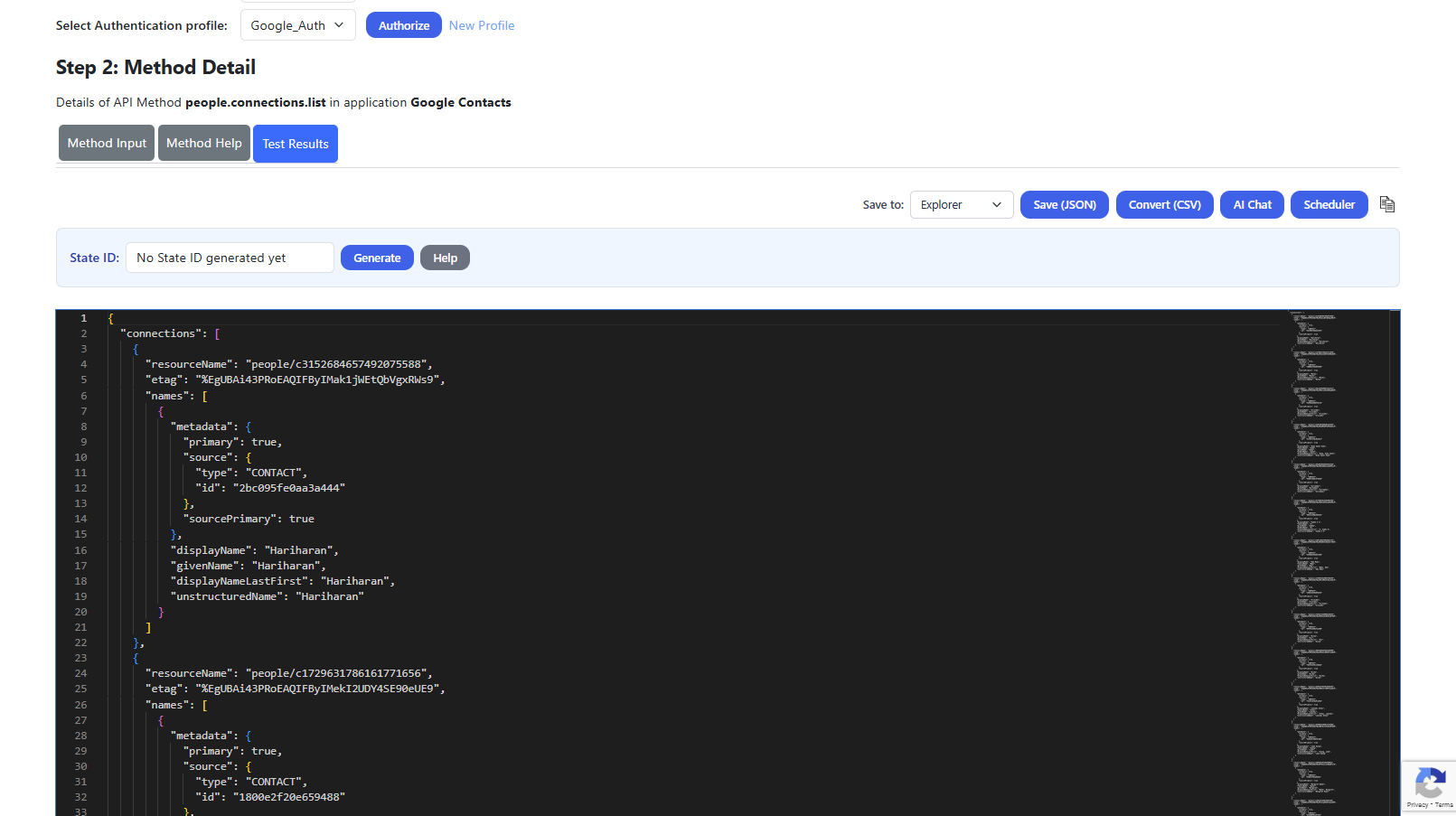 API/MCP - Test Results